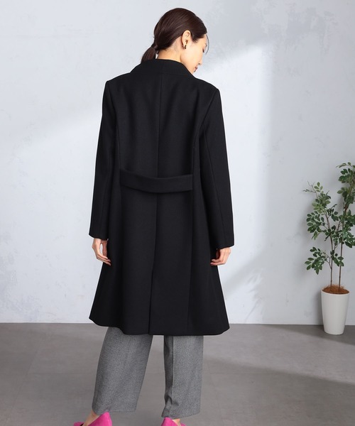 GALLORIA（ギャローリア）の「【キレメクアウター】ボトルネックコート（その他アウター・レディース・ネイビー/ブラック・LL/S/M/L）」の3枚目の写真