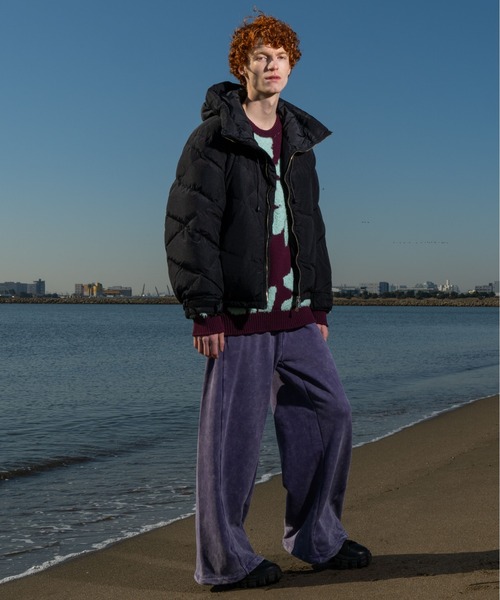 MAISON SPECIAL(メゾンスペシャル)の「《UNISEX》Garment-dye Prime-Over Hood Down Jacket/ガーメントダイプライムオーバーフードダウンブルゾン【MAISON SPECIAL/メゾンスペシャル】(ダウンジャケット/コート・メンズ・ブラック/チャコールグレー/ブルー・0/1/2)」の12枚目の写真