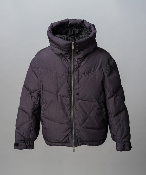 MAISON SPECIAL(メゾンスペシャル)の「《UNISEX》Garment-dye Prime-Over Hood Down Jacket/ガーメントダイプライムオーバーフードダウンブルゾン【MAISON SPECIAL/メゾンスペシャル】(ダウンジャケット/コート・メンズ・ブラック/チャコールグレー/ブルー・0/1/2)」の14枚目の写真