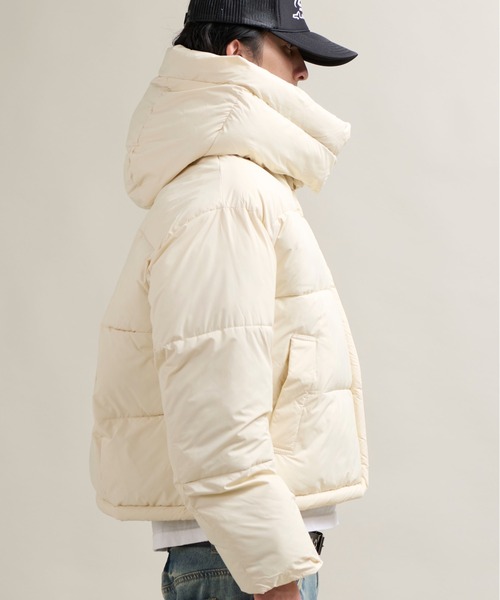 CALIFORNIA OUTFITTERS(カリフォルニア アウトフィッターズ)の「11C12 ボリュームネック 中綿パデット フードジャケット(ダウンジャケット/コート・メンズ・アイボリー/ブラック/グレー・FREE)」の2枚目の写真