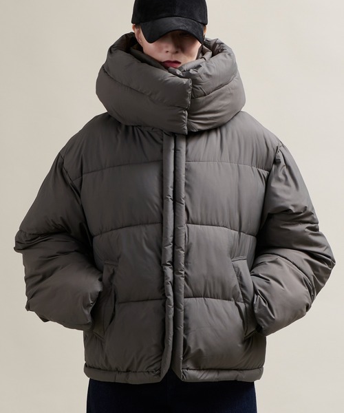CALIFORNIA OUTFITTERS(カリフォルニア アウトフィッターズ)の「11C12 ボリュームネック 中綿パデット フードジャケット(ダウンジャケット/コート・メンズ・アイボリー/ブラック/グレー・FREE)」の10枚目の写真