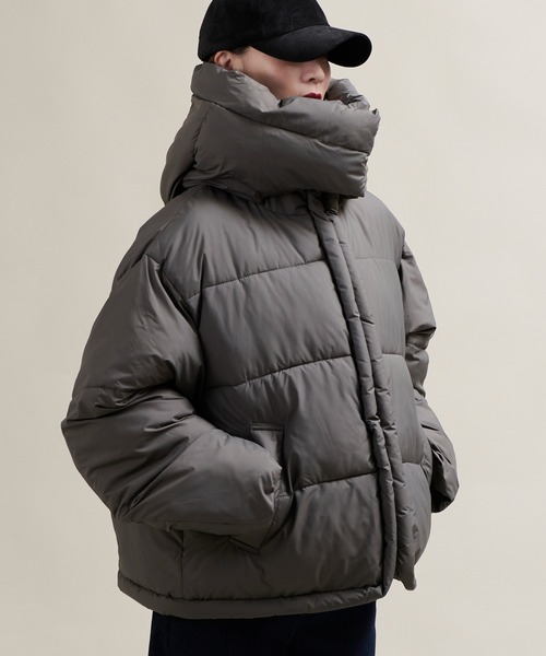 CALIFORNIA OUTFITTERS(カリフォルニア アウトフィッターズ)の「11C12 ボリュームネック 中綿パデット フードジャケット(ダウンジャケット/コート・メンズ・アイボリー/ブラック/グレー・FREE)」の11枚目の写真