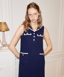 SALON DE YOHN（サロンドヨーン）の「Classic Sailor Dress_ Navy（ワンピース）」