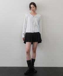 LAMINEZ（ラミネズ）の「ラブプリーツミニスカート - ブラック（スカート）」