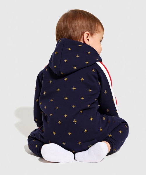 BABYDOLL(ベビードール)の「スパークルラインロンパース 1188B(ロンパース・キッズ・ネイビー/グリーン/オフホワイト・70cm/80cm)」の8枚目の写真