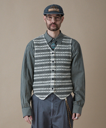 PENFIELD（ペンフィールド）の「クロシェツートンサマーベストブラック_FR2KV02U（ベスト）」