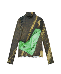 HI-NECK PRINTING LONG SLEEVE (Road)