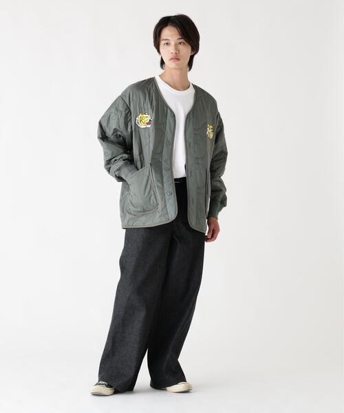 Alpha Industries（アルファインダストリーズ）の「Alpha Industries/アルファインダストリーズ/UNFRM TIGER LINER JACKET/ユニフォーム タイガー ライナー ジャケット（ブルゾン・メンズ・オリーブ系/ブラック・S/L/M/XL）」の7枚目の写真