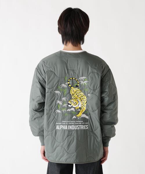 Alpha Industries（アルファインダストリーズ）の「Alpha Industries/アルファインダストリーズ/UNFRM TIGER LINER JACKET/ユニフォーム タイガー ライナー ジャケット（ブルゾン・メンズ・オリーブ系/ブラック・S/L/M/XL）」の10枚目の写真