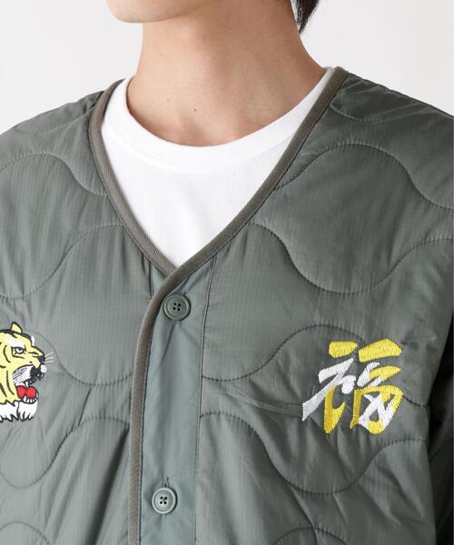 Alpha Industries（アルファインダストリーズ）の「Alpha Industries/アルファインダストリーズ/UNFRM TIGER LINER JACKET/ユニフォーム タイガー ライナー ジャケット（ブルゾン・メンズ・オリーブ系/ブラック・S/L/M/XL）」の11枚目の写真