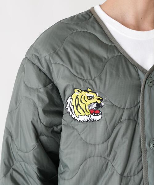 Alpha Industries（アルファインダストリーズ）の「Alpha Industries/アルファインダストリーズ/UNFRM TIGER LINER JACKET/ユニフォーム タイガー ライナー ジャケット（ブルゾン・メンズ・オリーブ系/ブラック・S/L/M/XL）」の12枚目の写真