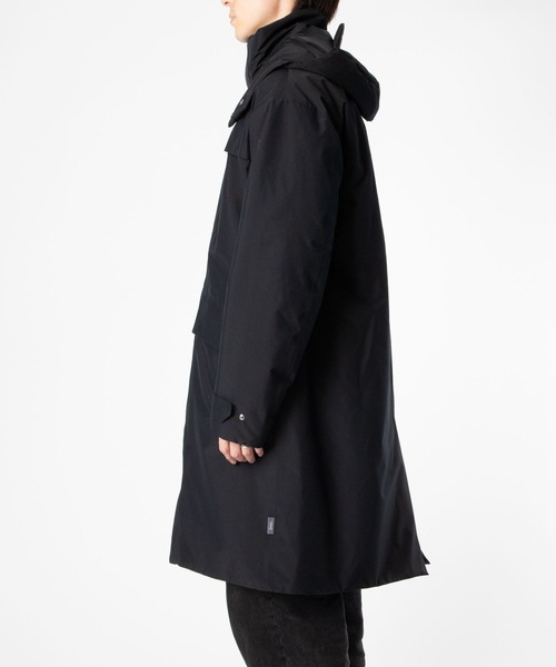 HERNO(ヘルノ)の「HERNO 2 LAYER GORETEX COAT ヘルノ ゴアテックス パーカ(モッズコート・メンズ・ブラック・48/50/46/52)」の5枚目の写真