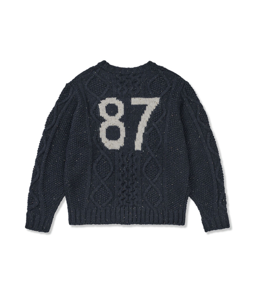 MMLG（エムエムエルジー）の「[Mmlg] 87 FISHERMAN KNIT (NAVY)（ニット/セーター・レディース・その他・SMALL/LARGE/X-LARGE）」の2枚目の写真
