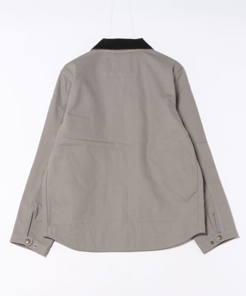 HOUSTON（ヒューストン）の「HOUSTON ダックzipワークジャケット 日本製（その他アウター・メンズ・ブラック/ブラウン/グレー/オリーブ・44/42/40/38）」の5枚目の写真