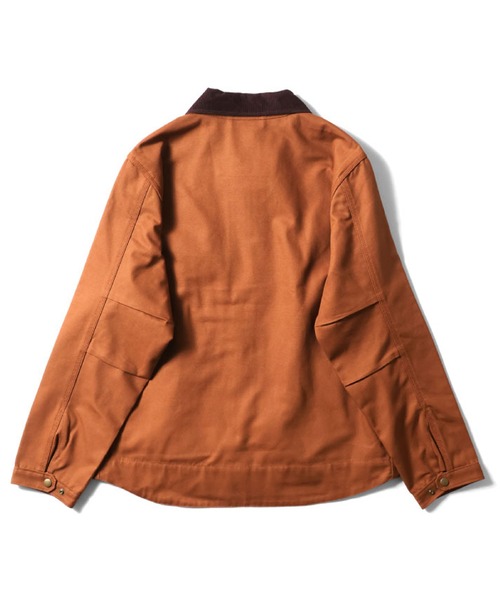 HOUSTON（ヒューストン）の「HOUSTON ダックzipワークジャケット 日本製（その他アウター・メンズ・ブラック/ブラウン/グレー/オリーブ・44/42/40/38）」の12枚目の写真