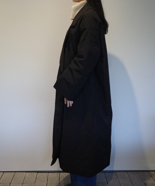 CLANE(クラネ)の「CLANE COLOR DOWN CHESTER COAT(その他アウター・レディース・オフホワイト/ブラック・1/2)」の7枚目の写真