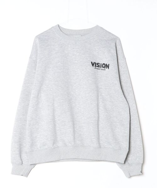 VISION STREET WEAR（ヴィジョンストリートウェア）の「【VISION STREET WEAR/ヴィジョンストリートウェア】Ghost drip logo crewneck sweat/ゴースト バックプリント クルーネック スウェット トレーナー（スウェット・メンズ・ライトグレー/ブラック/グレー系1/ホワイト・LL/L/M）」の21枚目の写真