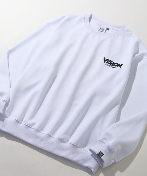 VISION STREET WEAR（ヴィジョンストリートウェア）の「【VISION STREET WEAR/ヴィジョンストリートウェア】Ghost drip logo crewneck sweat/ゴースト バックプリント クルーネック スウェット トレーナー（スウェット・メンズ・ライトグレー/ブラック/グレー系1/ホワイト・LL/L/M）」の11枚目の写真