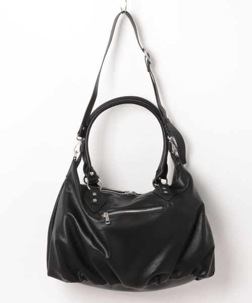 TINA：JOJUN（ティーナジョジュン）の「エディターズ バッグ TINA：JOJUN（ショルダーバッグ・レディース・パープル系その他/ブラック・F）」の21枚目の写真