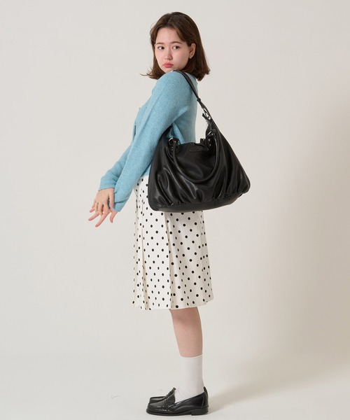 TINA：JOJUN（ティーナジョジュン）の「エディターズ バッグ TINA：JOJUN（ショルダーバッグ・レディース・パープル系その他/ブラック・F）」の14枚目の写真