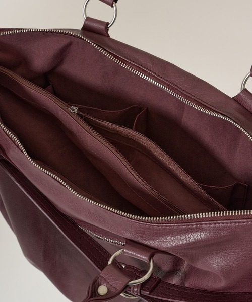 TINA：JOJUN（ティーナジョジュン）の「エディターズ バッグ TINA：JOJUN（ショルダーバッグ・レディース・パープル系その他/ブラック・F）」の15枚目の写真