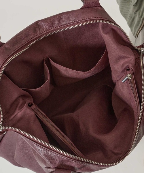 TINA：JOJUN（ティーナジョジュン）の「エディターズ バッグ TINA：JOJUN（ショルダーバッグ・レディース・パープル系その他/ブラック・F）」の17枚目の写真