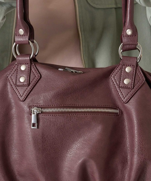 TINA：JOJUN（ティーナジョジュン）の「エディターズ バッグ TINA：JOJUN（ショルダーバッグ・レディース・パープル系その他/ブラック・F）」の19枚目の写真