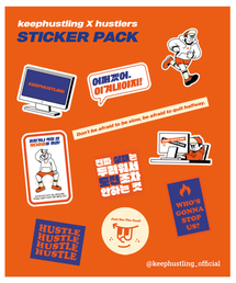 KEEPHUSTLING（キープハッスリング）の「Hustle Message Piece Sticker Pack（ステッカー/テープ）」