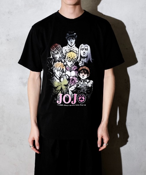 ジョジョの奇妙な冒険(ジョジョノキミョウナボウケン)の「THRIFTY LOOK スリフティルック / THRIFTY ANIME TEE 'JOJO'S BIZARRE ADVENTURE'(Tシャツ/カットソー・メンズ・ブラック・MEDIUM/LARGE/X-LARGE)」の8枚目の写真
