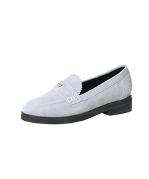 LEVASE（ルバズ）の「e.g) love penny loafer-gray suede 3cm（その他シューズ）」