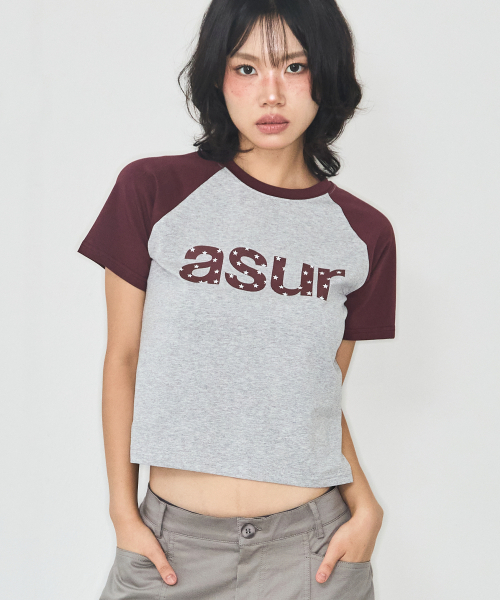 as you are(アズユーアー)の「ロゴラグランTシャツメランジ(Tシャツ/カットソー・レディース・その他・SMALL/MEDIUM)」の3枚目の写真