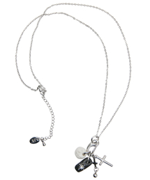 NFF（エヌエフエフ）の「celeste bunch necklace-silver（ネックレス）」