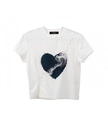 ハートクラウドTシャツ_ホワイト