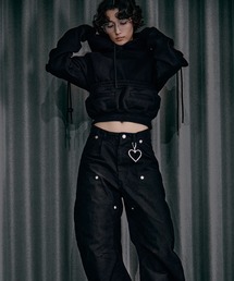 BASICKS×DUCK DOUBLE KNEE CURVED LEG PANTS