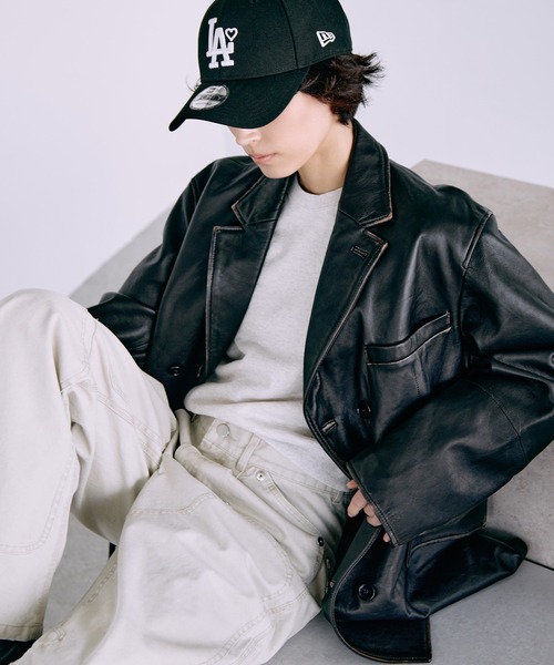 CONZ（コンズ）の「BASICKS×DUCK DOUBLE KNEE CURVED LEG PANTS（その他パンツ・レディース・オフホワイト/ブラック/ライトピンク・1/2）」の15枚目の写真