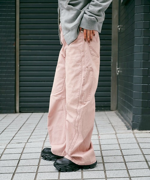 BASICKS×DUCK DOUBLE KNEE CURVED LEG PANTS（その他パンツ）｜CONZ