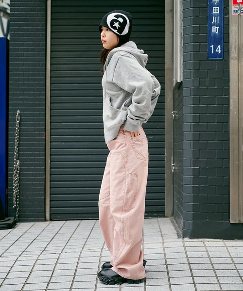 BASICKS×DUCK DOUBLE KNEE CURVED LEG PANTS（その他パンツ）｜CONZ