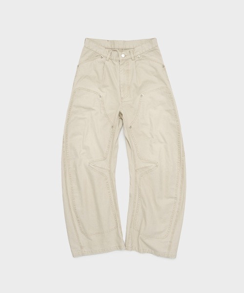 BASICKS×DUCK DOUBLE KNEE CURVED LEG PANTS（その他パンツ）｜CONZ