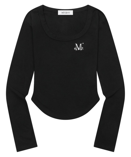 MUCENT(ムセント)の「MUCENT/スクエアネックロングスリーブ(Tシャツ/カットソー・レディース・グレー/ブラック/アイボリー/ピンク/ブラウン/チャコール・FREE)」の19枚目の写真