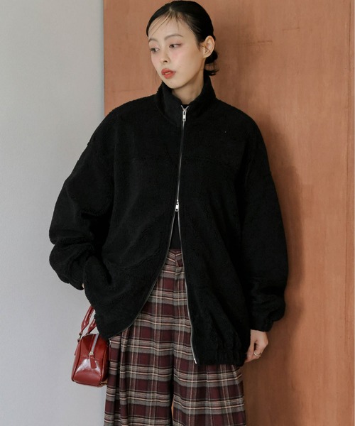 セール】スタンドカラーボアジャケット（その他アウター）｜SUGAR