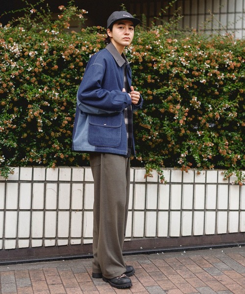 niko and...（ニコアンド）の「ハンティングブルゾン（ブルゾン・メンズ・インディゴブルー/カーキ/アイボリー・MEDIUM/LARGE）」の12枚目の写真