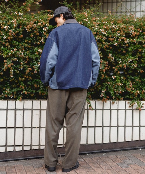 niko and...（ニコアンド）の「ハンティングブルゾン（ブルゾン・メンズ・インディゴブルー/カーキ/アイボリー・MEDIUM/LARGE）」の13枚目の写真