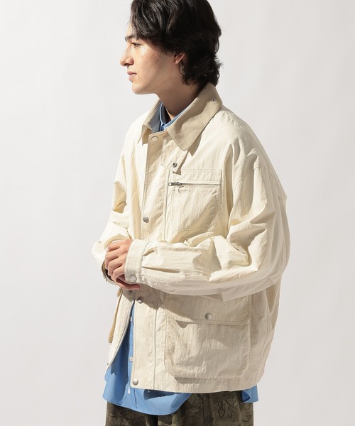 niko and...（ニコアンド）の「ハンティングブルゾン（ブルゾン・メンズ・インディゴブルー/カーキ/アイボリー・MEDIUM/LARGE）」の18枚目の写真