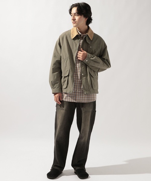 niko and...（ニコアンド）の「ハンティングブルゾン（ブルゾン・メンズ・インディゴブルー/カーキ/アイボリー・MEDIUM/LARGE）」の19枚目の写真