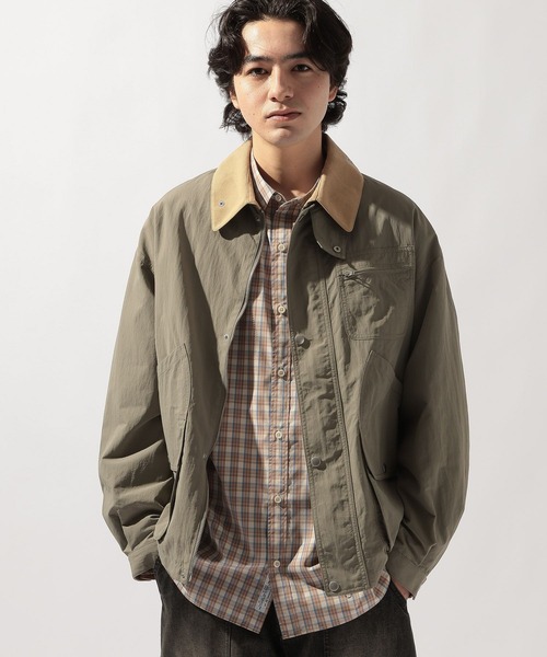 niko and...（ニコアンド）の「ハンティングブルゾン（ブルゾン・メンズ・インディゴブルー/カーキ/アイボリー・MEDIUM/LARGE）」の20枚目の写真