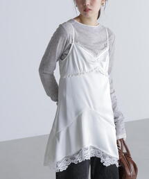 FREE'S MART | ◆イレヘムレースキャミワンピース【ドット柄有り】(ワンピース)