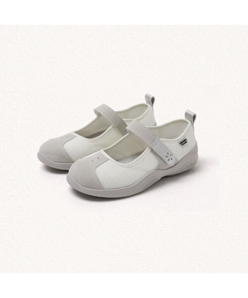 MAC MOC(マックモック)の「ホヤ ストラップポイントメリージェンスニーカー_4カラー 3cm(スニーカー・レディース・Beige/グレー/ブラック/Cream・22.5cm/23cm/23.5cm/24cm/24.5cm/25cm)」の4枚目の写真