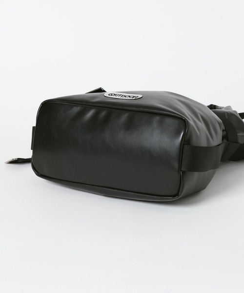 OUTDOOR PRODUCTS（アウトドアプロダクツ）の「【HEREIAM】OUTDOOR PRODUCTS別注/2WAYベルトトートバッグS(ﾚｻﾞｰ)（トートバッグ・レディース・ブラック・FREE）」の9枚目の写真