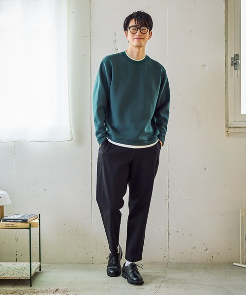 GLOBAL WORK（グローバルワーク）の「スゴラクストレッチリラックスパンツ/601340（その他パンツ・メンズ・ブラック系その他/チャコールグレー/ベージュ/ブラック/ダークブルー・SMALL/MEDIUM/X-LARGE/LARGE）」の6枚目の写真