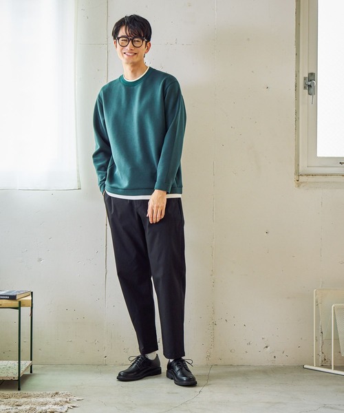 GLOBAL WORK（グローバルワーク）の「スゴラクストレッチリラックスパンツ/601340（その他パンツ・メンズ・ブラック系その他/チャコールグレー/ベージュ/ブラック/ダークブルー・SMALL/MEDIUM/X-LARGE/LARGE）」の7枚目の写真